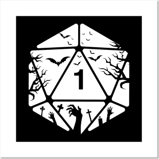 Dungeon Armory D20 Halloween Polyhedral Dice Tabletop RPG Addict Posters and Art